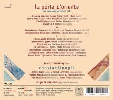 La Porta d’Oriente - The Manuscript of Ali Ufki, CD