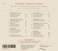 Canciones,Romances,Sonetos - Secular Music from 16th-Century Spain, CD