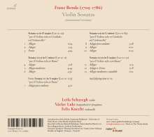 Frantisek Benda (1709-1786): Violinsonaten Nr.7,11,13,23,32, CD