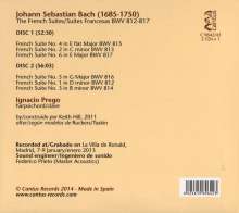 Johann Sebastian Bach (1685-1750): Französische Suiten BWV 812-817, 2 CDs
