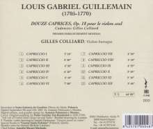 Louis-Gabriel Guillemain (1705-1770): Capricen op.18 Nr.1-12 für Violine solo, CD