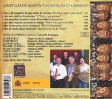 Alfonso el Sabio (1223-1284): Cantigas de Alemania, CD