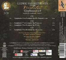 Ludwig van Beethoven (1770-1827): Symphonien Nr.6-9, 3 Super Audio CDs