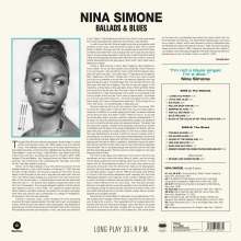 Nina Simone (1933-2003): Ballads &amp; Blues (180g) (Limited Edition) +1 Bonus Track, LP