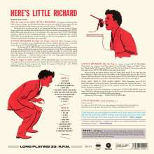 Little Richard: Here's Little Richard (180g) (8 Bonus Tracks), LP