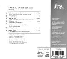 Gabriel Erkoreka (geb. 1969): Kaiolan für Flöte, Klarinette, Klavier &amp; Streichtrio, CD