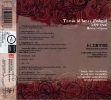 Tomas Milans i Godayol (1672-1742): Geistliche Werke, CD