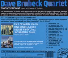 Dave Brubeck (1920-2012): Gone With The Wind / Jazz Impressions Of Eurasia, CD
