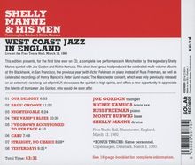 Shelly Manne (1920-1984): West Coast Jazz In England, CD