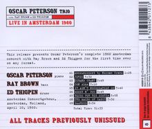 Oscar Peterson (1925-2007): Live In Amsterdam 1960, CD
