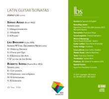 Xianji Liu - Latin Guitar Sonatas, CD
