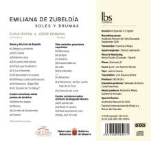 Emiliana de Zubaldia (1888-1987): Lieder "Soles y Brumas", CD