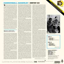 Cannonball Adderley (1928-1975): Somethin' Else (180g) +1 Bonus Track + 7" Single On Yellow Vinyl, 1 LP und 1 Single 7"