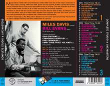 Miles Davis &amp; Bill Evans: Complete Studio &amp; Live Masters, 3 CDs