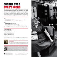 Donald Byrd (1932-2013): Byrd's Word (180g) (Limited-Edition) (William Claxton Collection), LP