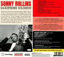 Sonny Rollins (geb. 1930): Saxophone Colossus / Work Time, CD