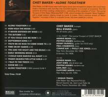 Chet Baker &amp; Bill Evans: Alone Together (Jean-Pierre Leloir Collection), CD