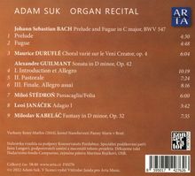 Adam Suk - Varhanni Recital, CD