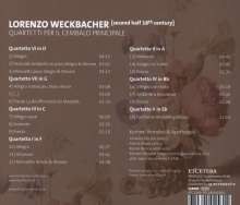 Lorenzo Weckbacher (2. Hälfte 18. Jahrhundert): Cembaloquartette Nr.1-7, CD
