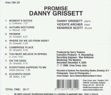 Danny Grissett: Promise, CD