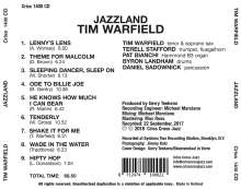 Tim Warfield: Jazzland, CD