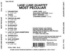 Lage Lund (geb. 1978): Most Peculiar, CD