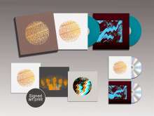 The Gathering: Beautiful Distortion (Turquoise Vinyl) (Boxset), 2 LPs und 2 CDs