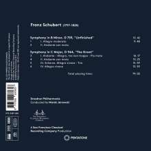 Franz Schubert (1797-1828): Symphonien Nr.8 &amp; 9, Super Audio CD