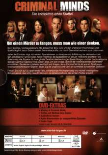 Criminal Minds Staffel 1, 6 DVDs