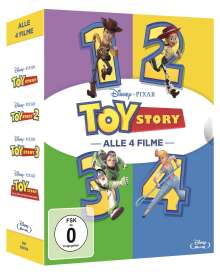 Toy Story 1-4 (Blu-ray), 4 Blu-ray Discs