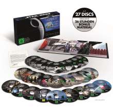 Star Wars 1-9: Die Skywalker Saga (Ultra HD Blu-ray &amp; Blu-ray), 9 Ultra HD Blu-rays und 18 Blu-ray Discs
