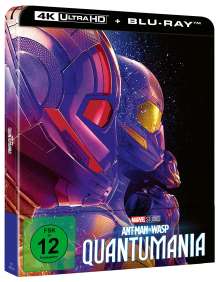 Ant-Man and the Wasp: Quantumania (Ultra HD Blu-ray &amp; Blu-ray im Steelbook), 1 Ultra HD Blu-ray und 1 Blu-ray Disc