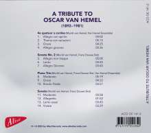 Oscar van Hemel (1892-1981): Streichquartett Nr.4, CD