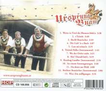 Ursprung Buam: Echte Volksmusik, CD