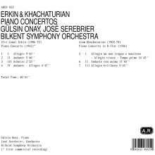 Ulvi Cemal Erkin (1906-1972): Klavierkonzert (1942), CD