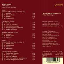 Serge Prokofieff (1891-1953): Werke für Violine &amp; Klavier, 2 Super Audio CDs