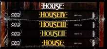 HOUSE 1-4 (Ultra HD Blu-ray &amp; Blu-ray im Mediabook inkl. Lederschuber), 4 Ultra HD Blu-rays und 4 Blu-ray Discs