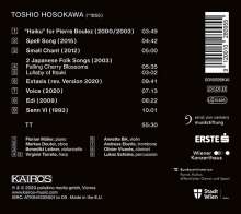 Toshio Hosokawa (geb. 1955): Kammermusik - Solo, CD