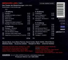 Bernhard Lang (geb. 1957): Das Theater der Wiederholungen, 2 Super Audio CDs