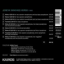 Jose Maria Sanchez-Verdu (geb. 1968): Khora für Saxophon-Quartett &amp; mikrotonales Akkordeon, CD