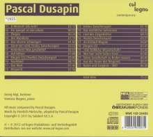 Pascal Dusapin (geb. 1955): Lieder "O Mensch!", CD