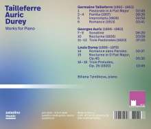 Biliana Tzinlikova - Tailleferre / Auric / Durey, CD