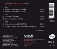 Clemens Gadenstätter (geb. 1966): Semantical Investigations I &amp; II, 3 CDs