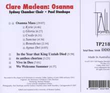 Clare Maclean (geb. 1958): Osanna Mass, CD