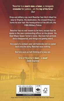 Lee Child: Never Go Back, Buch