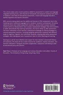 Ein Buch über CLIL-Assessment, Fragen zur Bewertung und Strategien für Lehrer. Autor: Yuen Yi Lo, Universität Hongkong.