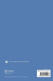 Oben: www.routledge.com/9781041042938. Unten links: Routledge-Logo. Unten rechts: ISBN 978-1-04-104297-6. Blaues Layout.