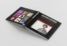 „FOLKWAYS RECORDS“ auf einem Albumcover mit einem Foto einer Person auf der Vorderseite und mehreren Bildern auf der Rückseite.