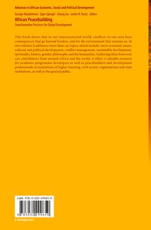 Als Teil der Reihe "Advances in African Economic, Social and Political Development" behandelt dieses Buch afrikanische Friedensbildung und transformative Praktiken für globale Entwicklung. Es bietet eine wertvolle Ressource für Akademiker und Praktiker der Friedensförderung. ISBN 978-3-032-29965-9.