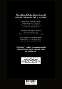 "Wo Leidenschaft die Bühne beherrscht, droht die Wahrheit die Welt zu zerreißen." Ein Buchcover mit dekorativem Motiv.